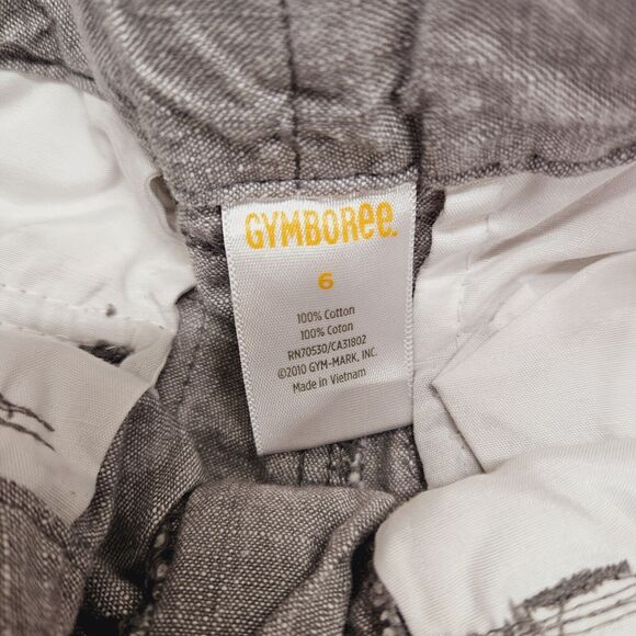 GYMBOREE Boys Gray Cargo Shorts Size 6 - Picture 4 of 5